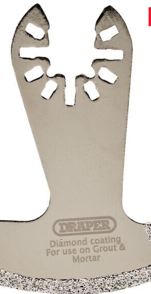 Draper 70473 Oscillating Multi-Tool Diamond Coated Cutting Blade 52mm
