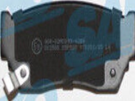 SAMKO 5SP520 Brake Pad Set, disc brake for NISSAN