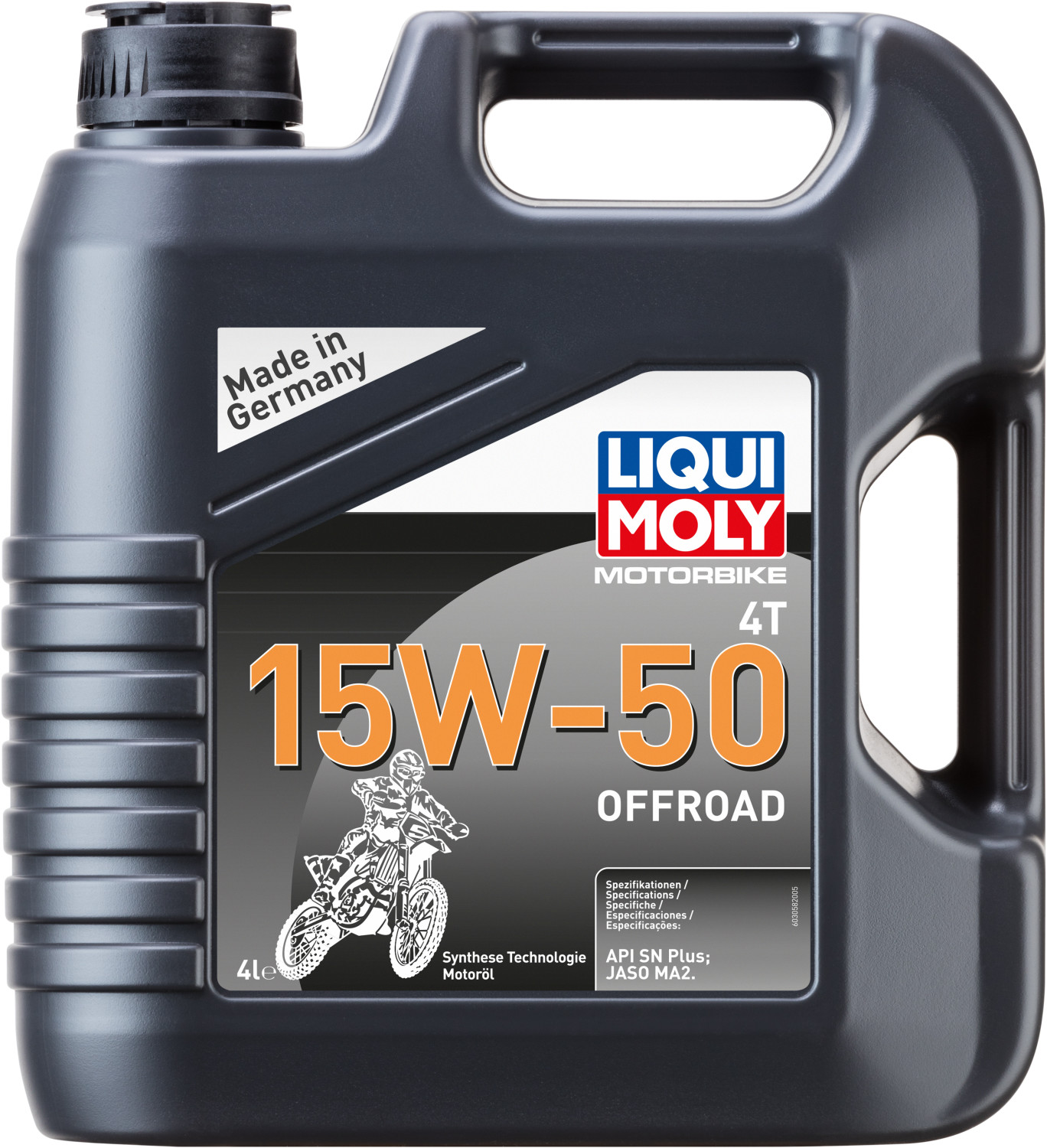 Free Shipping Liqui Moly HC Synthetic 4T 15W-50 Off-Road Gallon