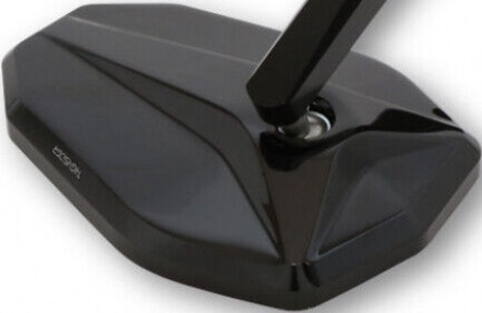 Highsider Pro Victory Black Handlebar Counterweight Mirror For Motorcycle