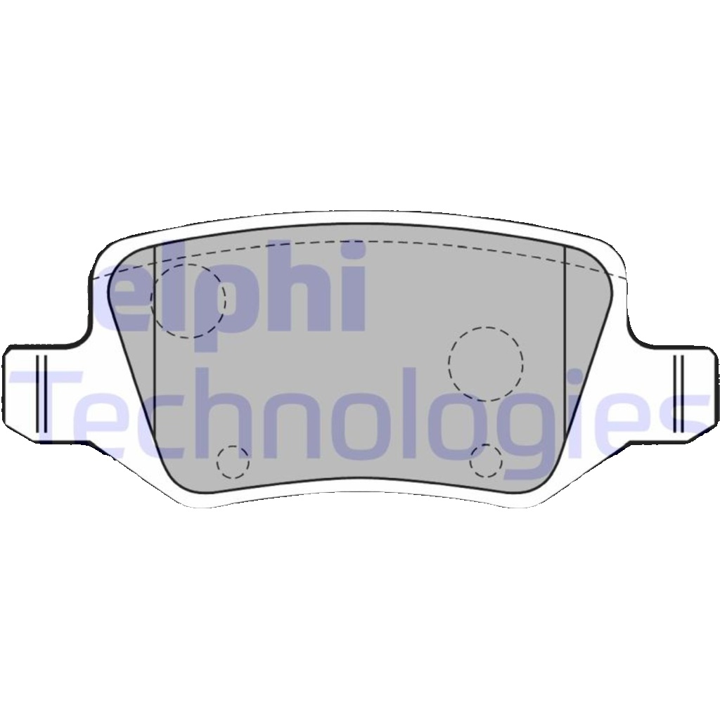 Fits DELPHI LOCKHEED HAMULCE LP1741 HAM PADS. REAR 1.9  ⭐UK Stock⭐