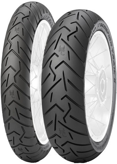 1 x 190/55 ZR17 MC 75W TL Pirelli Scorpion Trail II Motorcycle Tyre - Rear