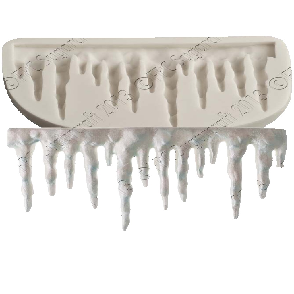 Silicone mould Icicle Border | Food Use FPC Sugarcraft FREE UK shipping!