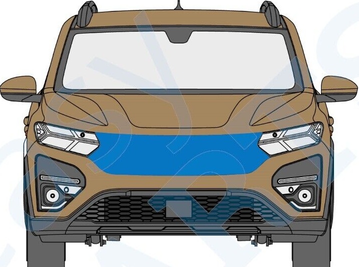 DACIA SANDERO STEPWAY 2021- FRONT GRILLE CENTER AIR INTAKE