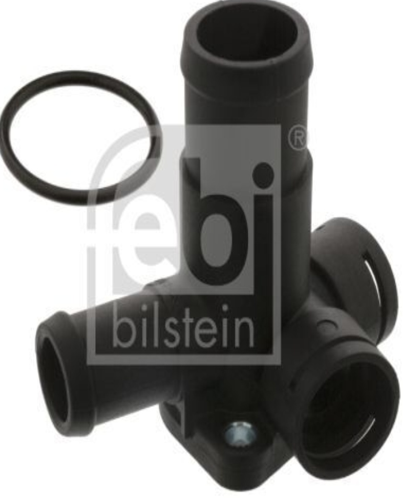 Cooling System Nipple Front Plastic 12404 FEBI BILSTEIN for AUDI VW SEAT