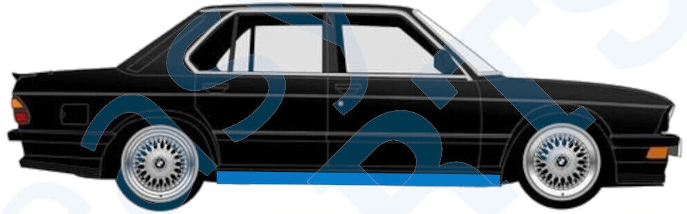 BMW 5 E28 1981-1987 SILL REPAIR PANEL ROCKER PANEL BOTTOM PART / LEFT = RIGHT