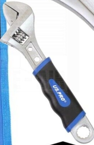 4Pce Adjustable Wrench Set 6"" 8"" 10"" 12"" Wrenches Spanner Spanners DIY Tools - Image 2