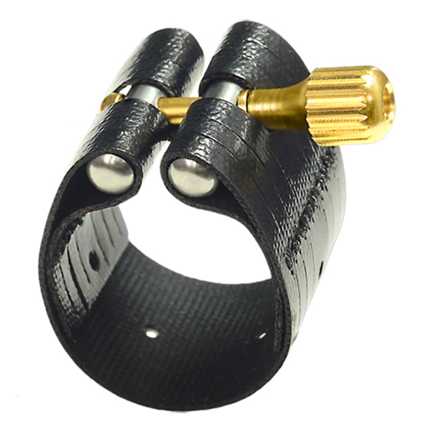 Rovner 2R - Tenor/Bari Sax Ligature & Cap - Classical - Single Screw - Dark