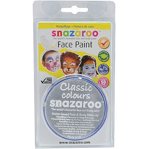 Snazaroo Light/Gray Face Paint 18Ml-Light Gray