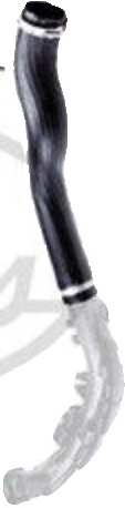 Air duct pipe AEM (Ethylene Acrylate Rubber) 09-0532 GATES for RENAULT OPEL