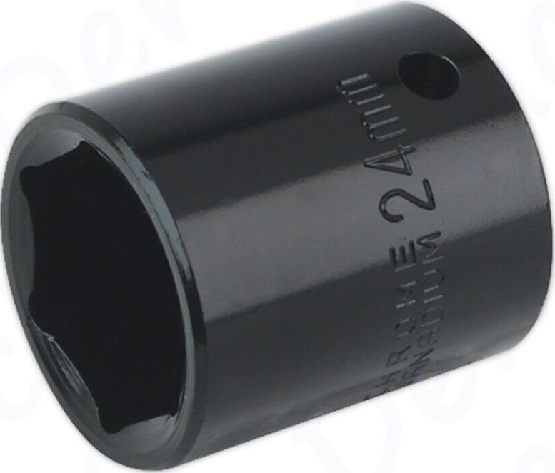 Sealey IS1224 Premier Impact Socket 1/2""Sq Drive 24mm