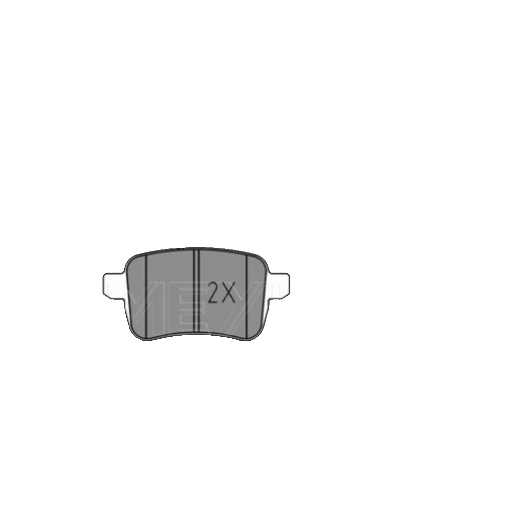 Rear MEYLE 025 251 5617 Brake Pad Set, disc brake for ALFA ROMEO