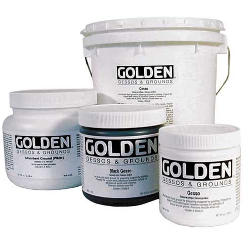 Golden Acrylic Gesso White 946ml 32oz Primer For Canvas Panels Wood Paper