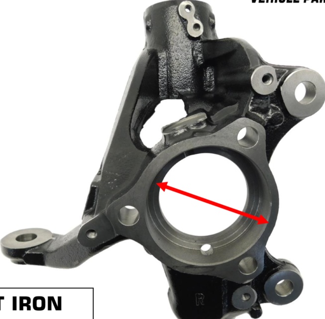 NEW VW GOLF MK7 / E-GOLF FRONT DRIVERS SIDE WHEEL BEARING HUB AXLE 80MM 2013-20