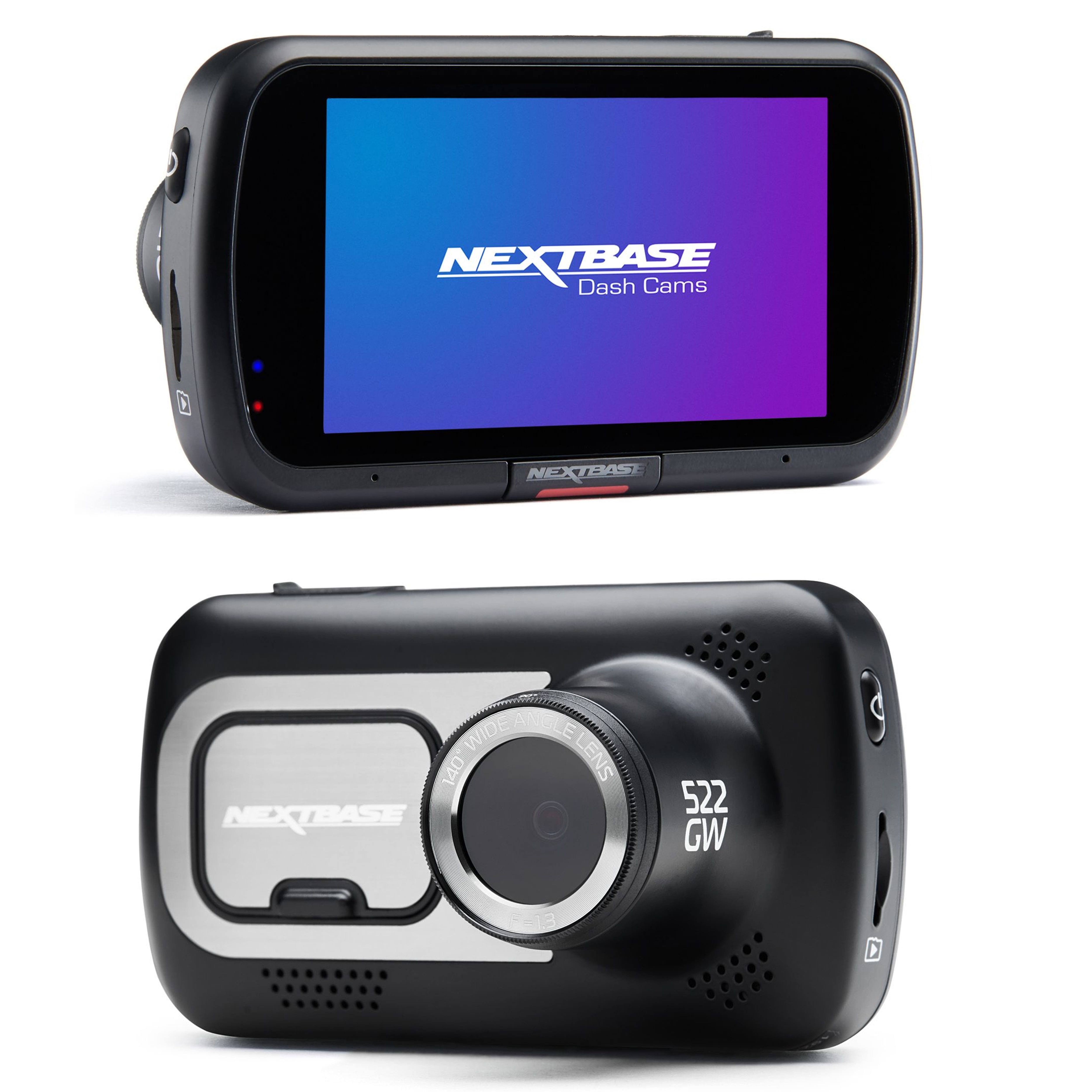 Nextbase 522GW Dash Cam 2K 1440p Video 3"" HD Touch Screen Alexa GPS WIFI Camera
