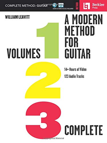 A Modern Method for Guitar Volumes 1 2 and 3 by William Leavitt PAPERBACK