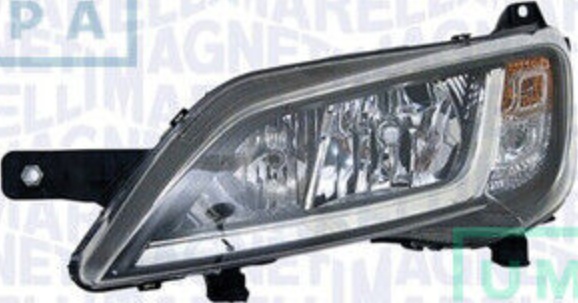 Left MAGNETI MARELLI-OE 712501111129 Headlight for PEUGEOT