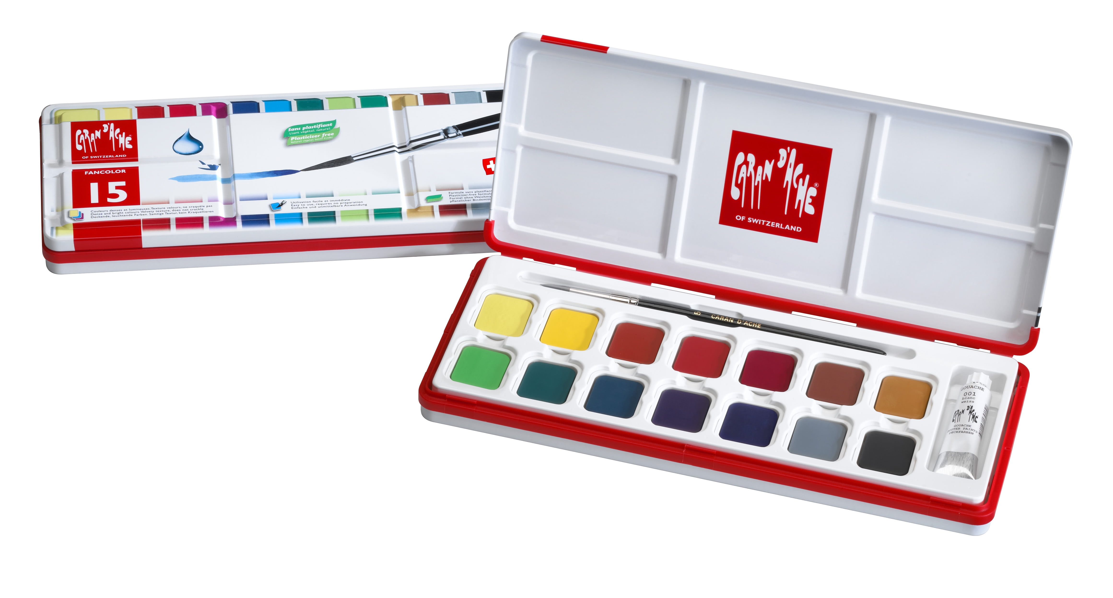 Caran d'Ache Gouache Watercolour Paint Set Of 15