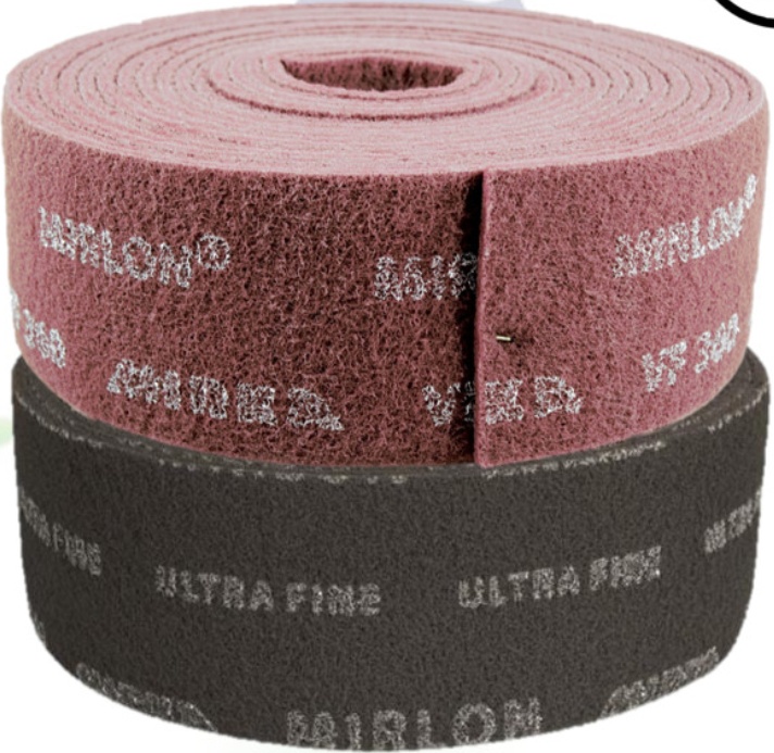 Mirka Mirlon Abrasive Scotch Rolls Grey Ultra Fine & Red Very Fine - 2 ROLLS 10M