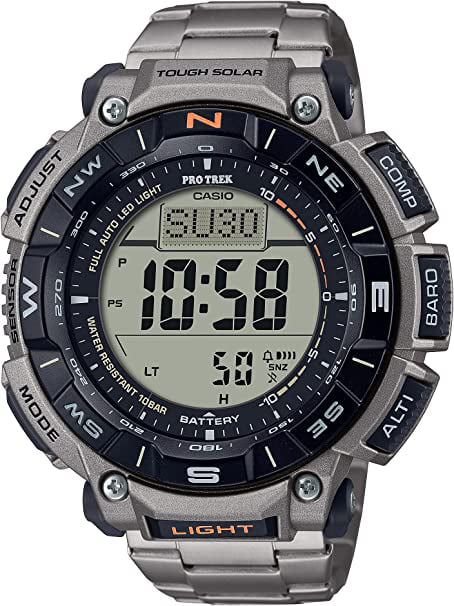 CASIO PRG-340T-7ER⎪PRG-340T-7⎪PRO TREK⎪TERMOMETRO⎪BRUJULA⎪ALTIMETRO⎪TOUGH SOLAR