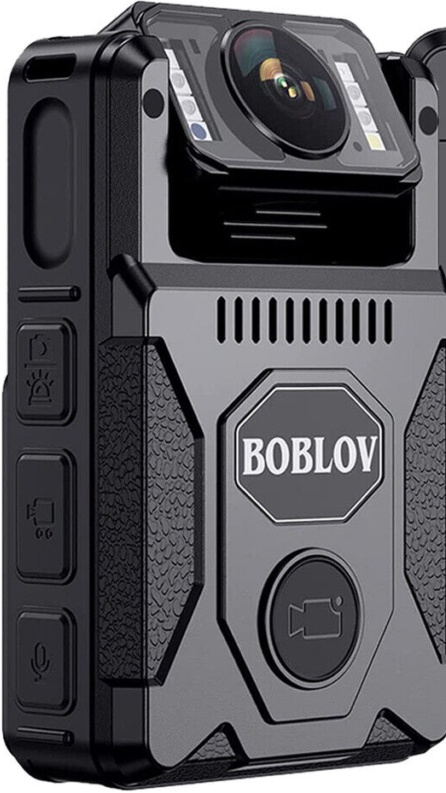 BOBLOV GPS Body Worn Camera 180° Rotatable Lens Body Cameras Quick Charging 128G