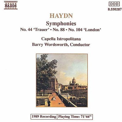 8550287 Capella Haydn Symphonies No.44 'trauer'-No 88-No 104 'london CD 8550287