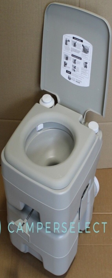 PLS Portable Toilet 20 Litre Waste Tank Caravan Motorhome Camping - DT165