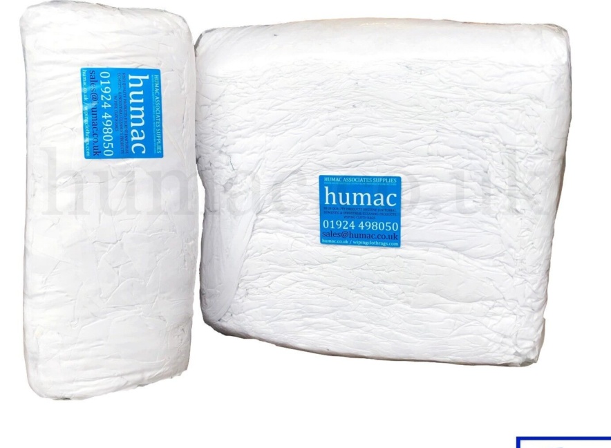 10kg High Quality Lint Free White Sheeting Polishing Wiping Cloth Rags Wiper
