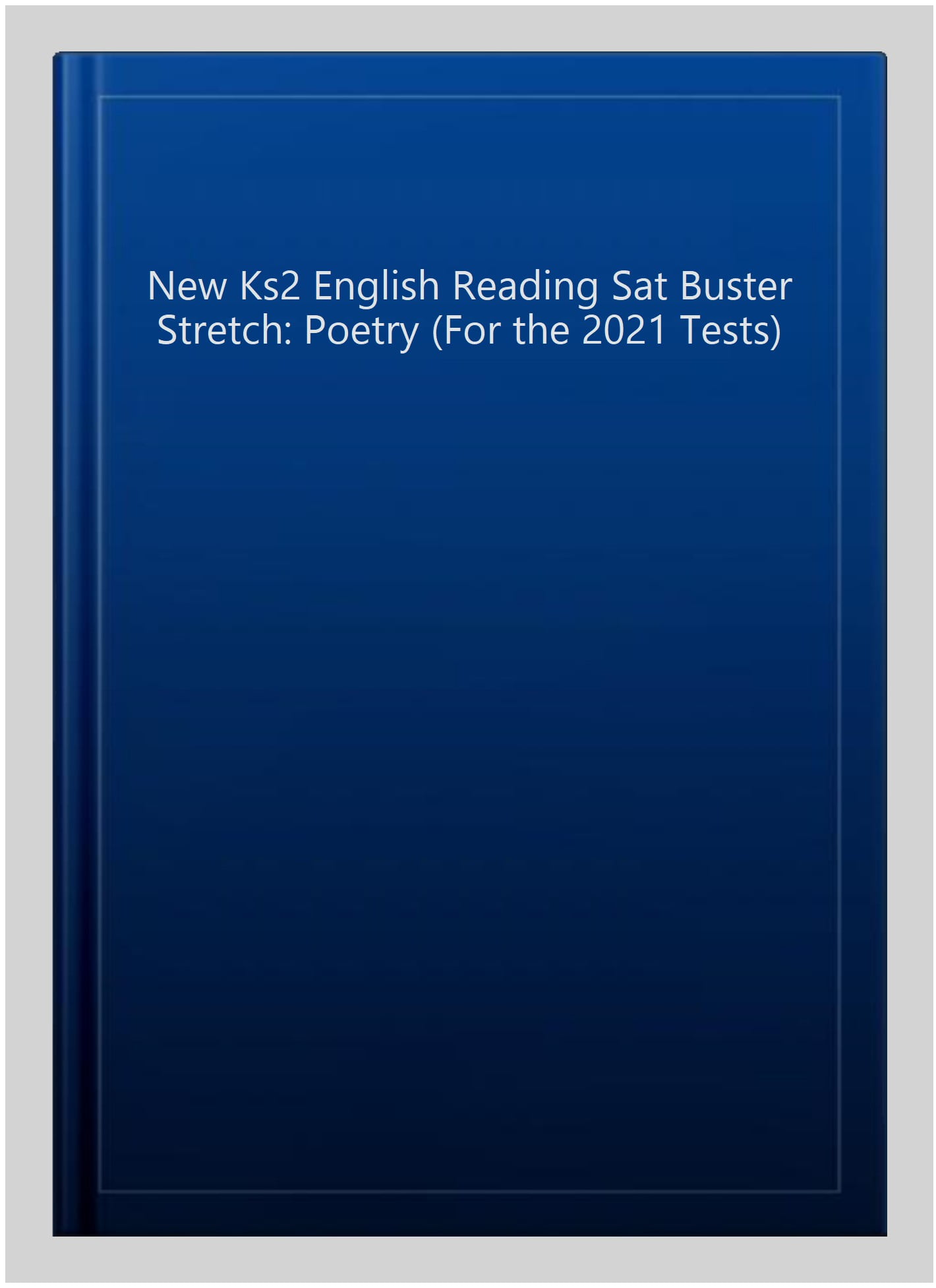 KS2 English Reading SAT Buster Stretch: Poetry (for the 2025 tests)