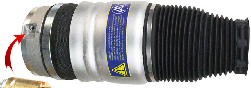 Audi Q7 (4L) Air spring air suspension front left