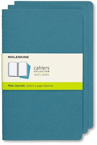 Moleskine Large Plain Cahier Brisk Blue