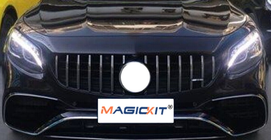 FOR MERCEDES C217 A217 S CLASS GTR PANAMERICANA GRILLE AMG 14-17 CHROME GRILLE