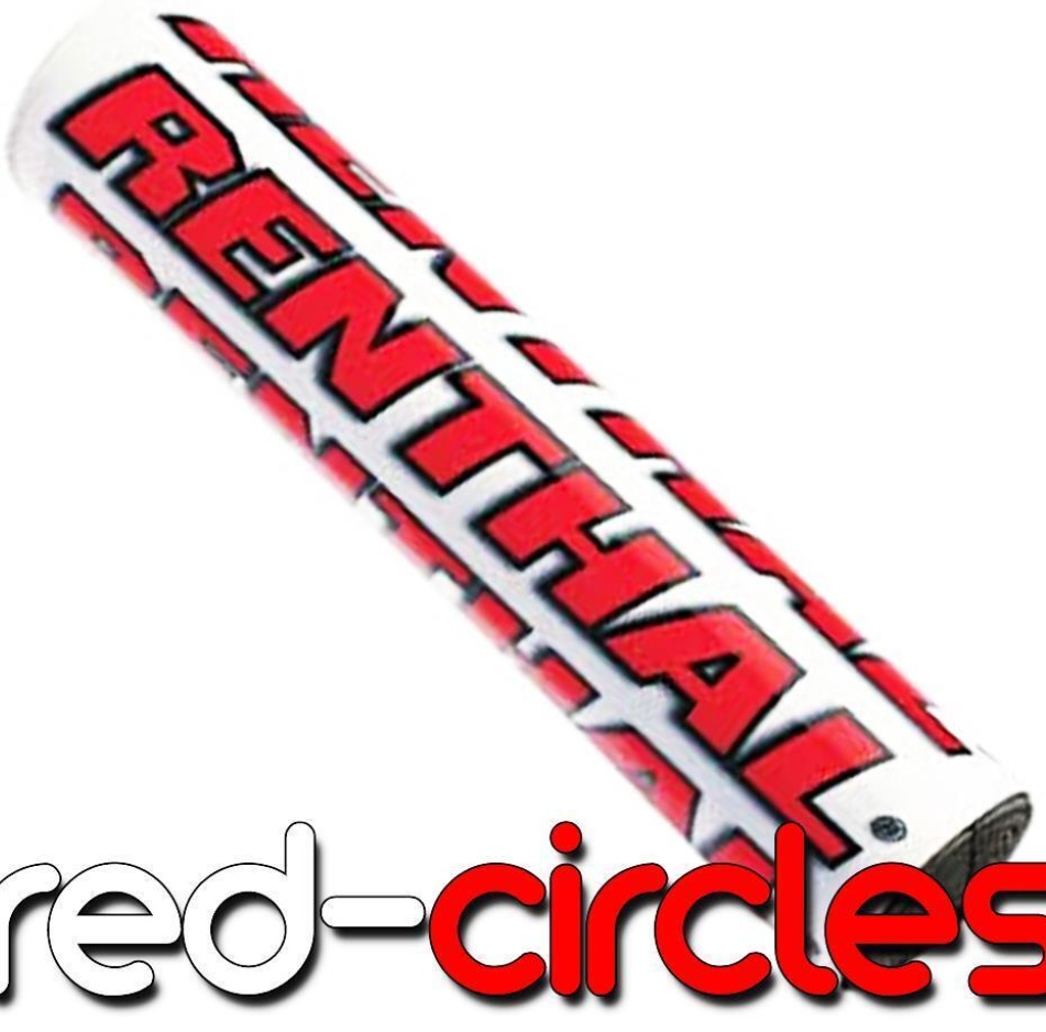 Renthal SX Bar Pad 10"" White/Red