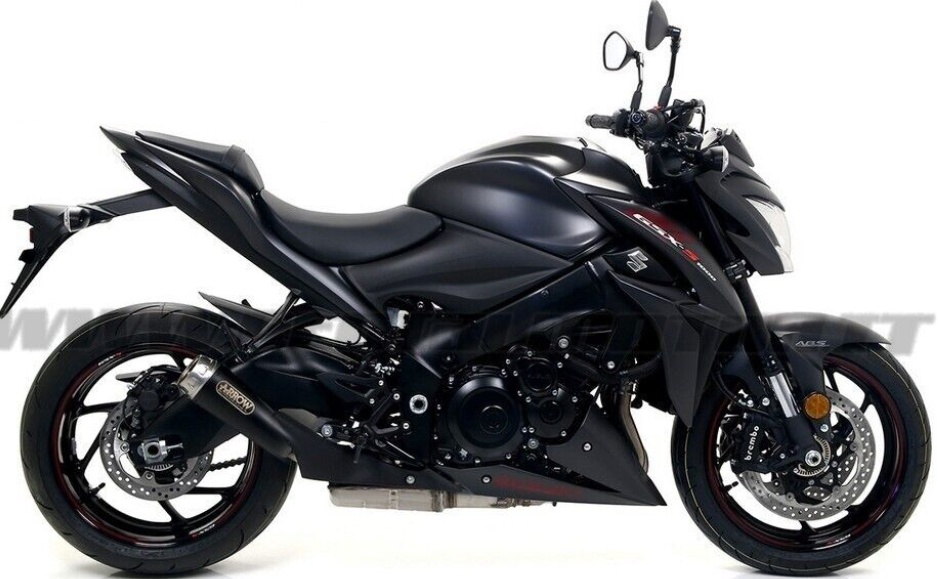 Exhaust Arrow Pro Race Nichrom Black Suzuki Gsx-S 1000 2017 > 2020