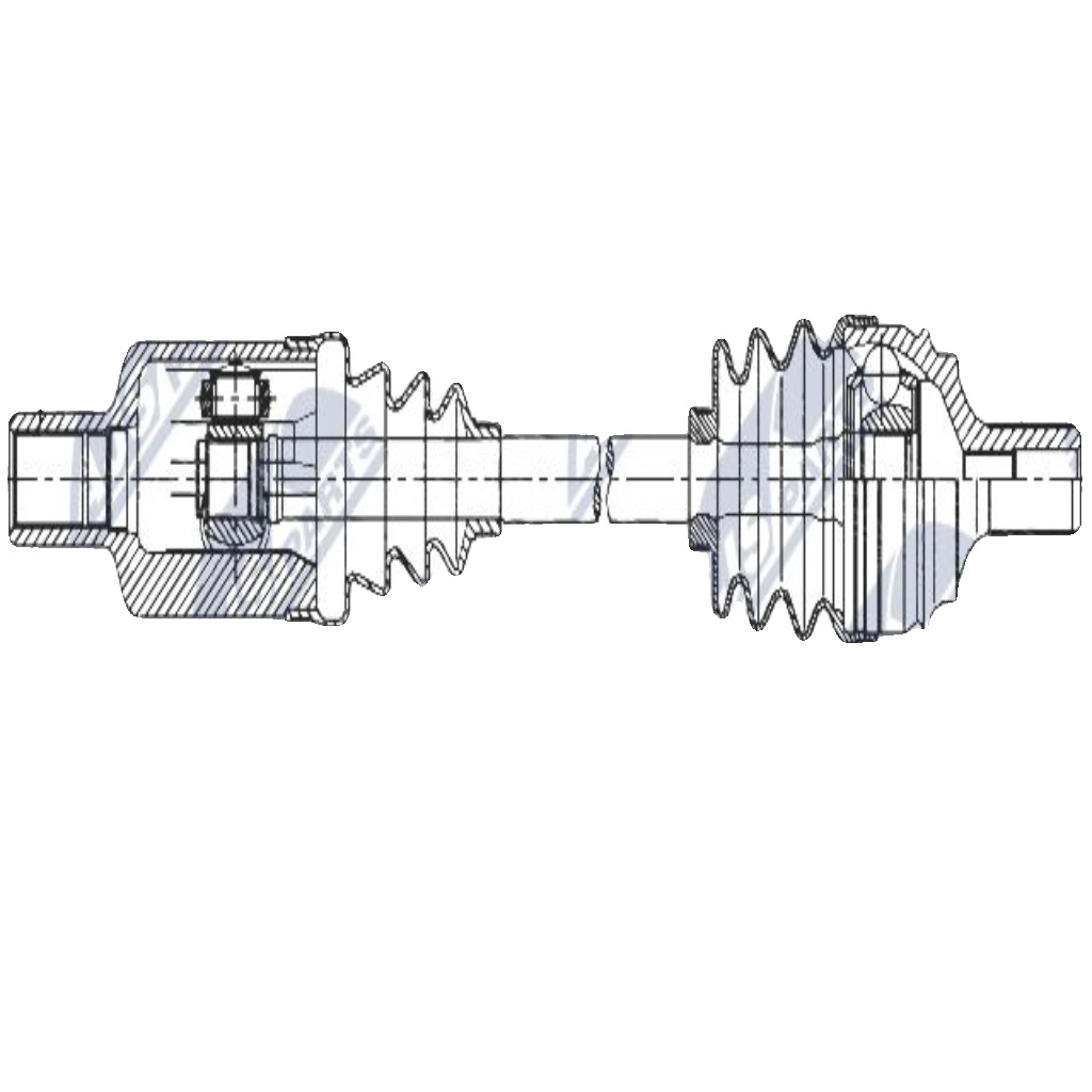 NTY NPW-ME-035 Drive Shaft for MERCEDES-BENZ