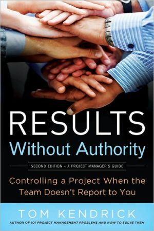 Results Without Authority by Tom Kendrick - 9780814417812