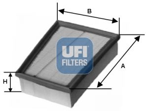 AIR FILTER 30.310.00 FOR FORD HHJB/HHJA 1.6L 4cyl FIESTA V