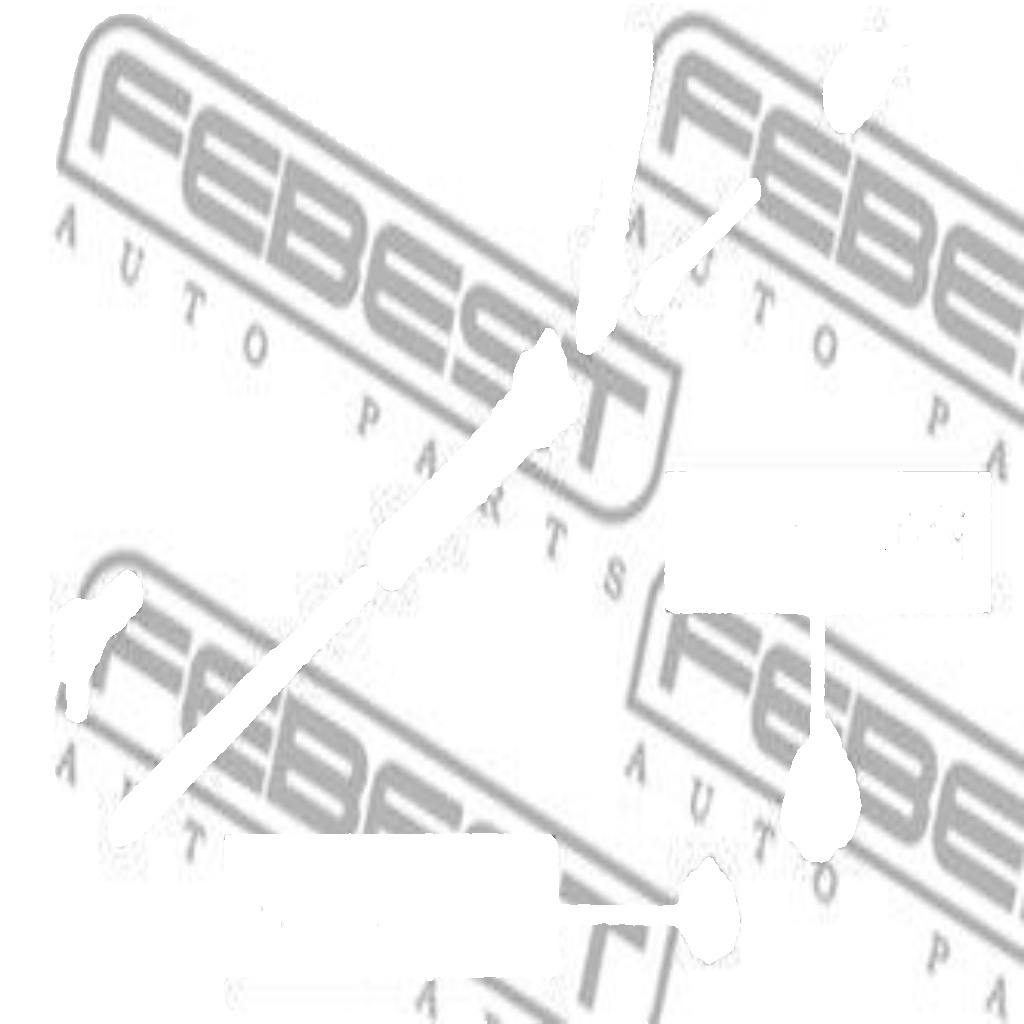 Steering gear mounting bush MZGB-002 FEBEST for MAZDA MX-6 EUNOS 500