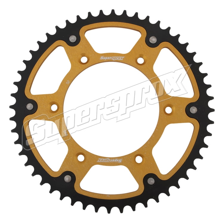 Supersprox Stealth Gold 52 D Crown For Motorcycle Parts Accessories