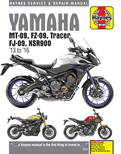 Haynes Manual 6333 for Yamaha MT-09, Tracer & XSR900 (13 - 19) workshop/service