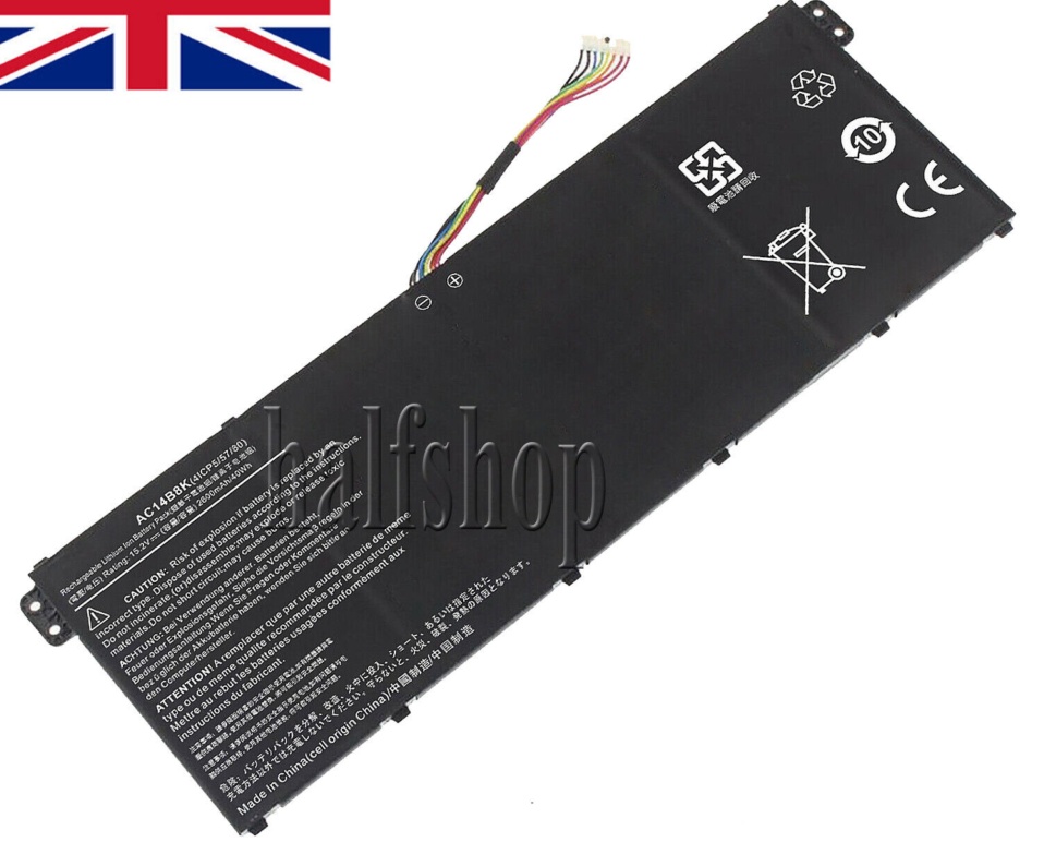 Battery for Acer Aspire AC14B8K E3-112 ES1-511 ES1-520 V3-371 V3-111 E5-771G