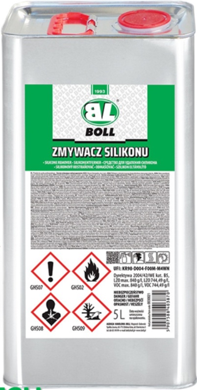 BOLL Silicon Remover 5L Panel Wipe Fast Dry Wiper Car Body Degreaser