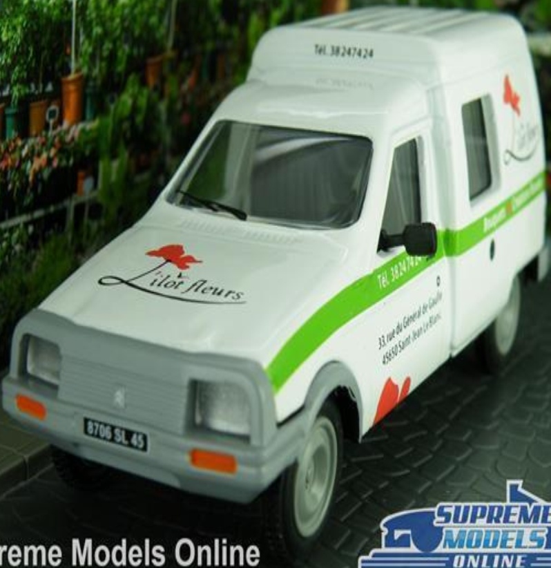 CITROEN C15 MODEL VAN 1:43 SCALE IXO FLEURISTE FLORIST UTILITAIRES + FIGURE K8