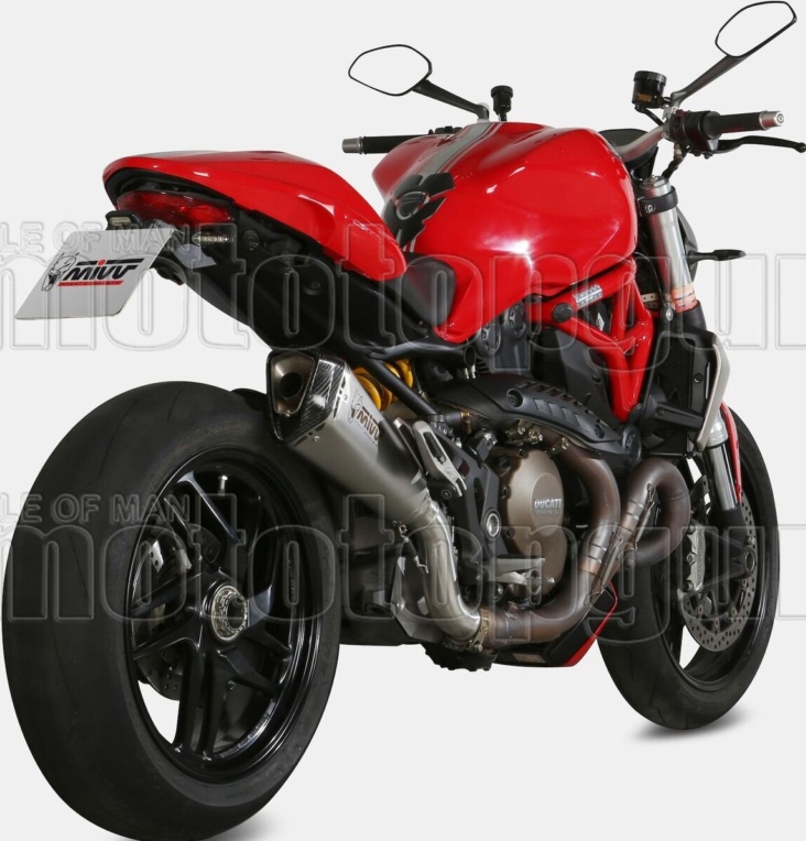 Mivv Exhaust Muffler Delta Race Steel for DUCATI MONSTER 1200 2014 > 2016