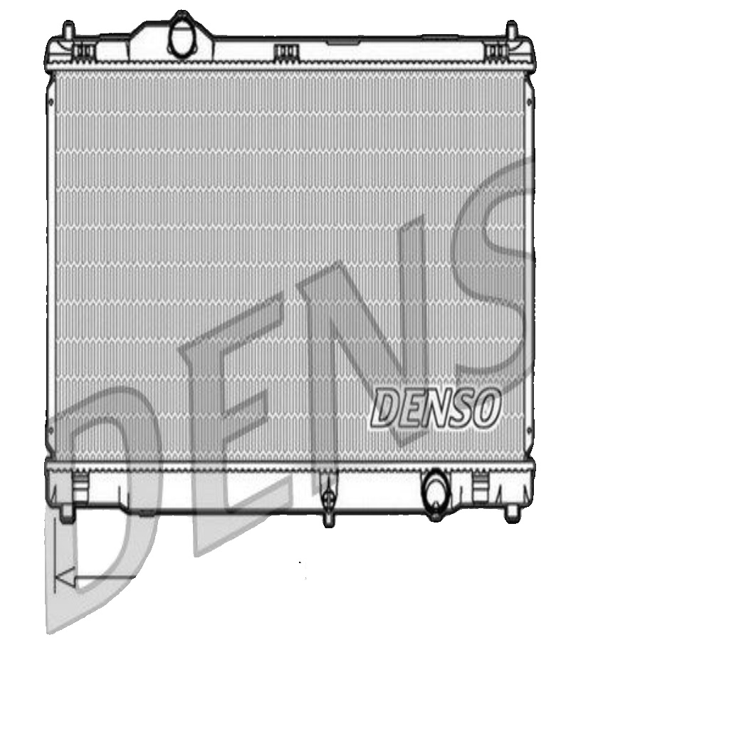 Denso Engine Cooling Radiator Aluminium Fits Lexus DRM51001