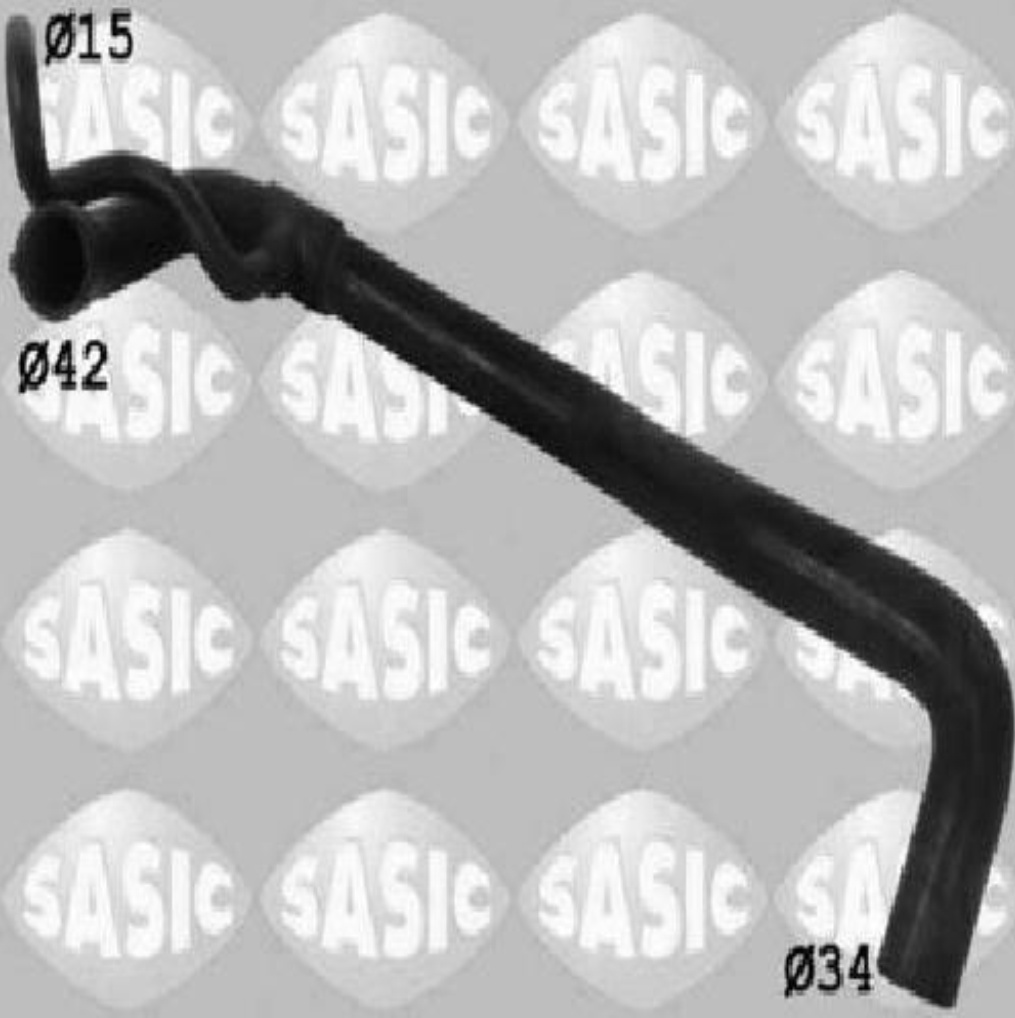 Original SASIC radiator hose 3400177 for Citroën Peugeot