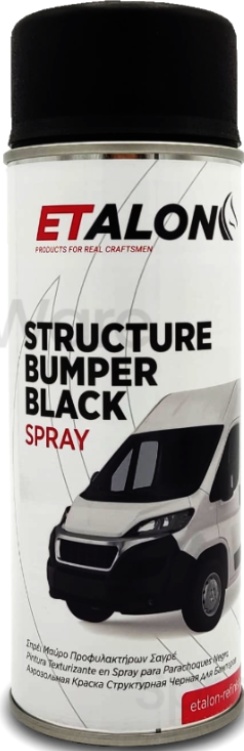 Etalon Bumper Plastic Structure Repair 1K Etch Primer Black Aerosol Spray 400ml