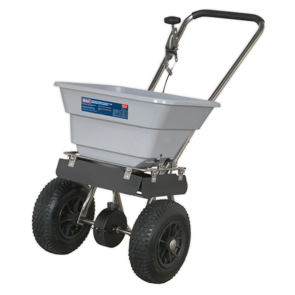 Sealey Stainless Steel Push Grass and Salt Broadcast Spreader 37kg - Image 8