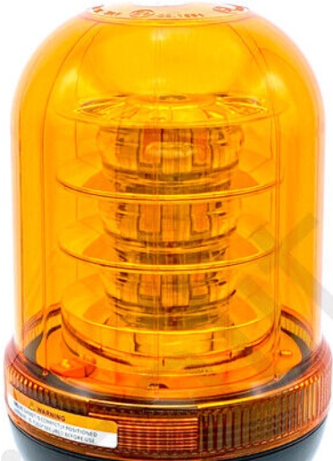 FLEXI-DIN AMBER LED STROBE 0-445 BEACON 9-30V R65 APPROVED UK TRACTOR JCB TRUCK