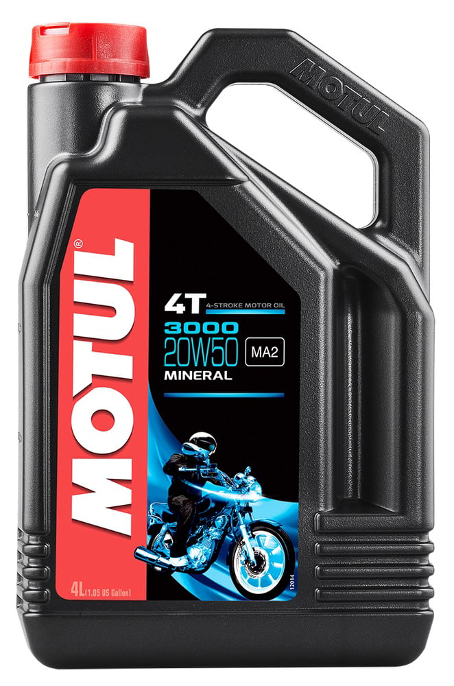 MOTUL 3000 4T  20w50 4 STROKE EP MINERAL MOTORCYCLE ENGINE OIL 4L - 107319